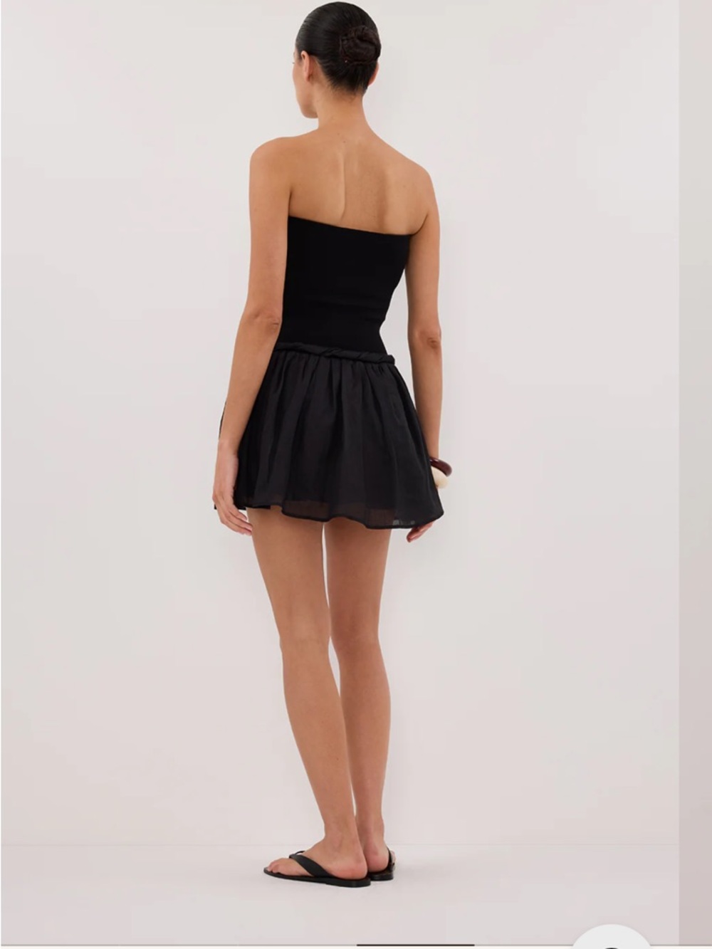 NWT DISSH Coco Black Strapless Hybrid Mini Dress - Picture 3 of 3